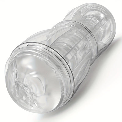 Mesterstar Dual Open Ended 360° Rotating Male Masturbators Stroker Sleeve, Pocket Pussy Sex Toys for Adult with 3D Crystal Realistic Textured Vagina Male Masturbators Cup