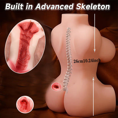 7KG Pound Sex Doll, Male Masturbation Doll, 3-in-1 Female Torso Doll, Large Chest, Buttocks, And Genitals, Full-size Adult Doll Sex Toy, Suitable For Male Orgasm, Realistic Male Masturbator Pocket, Genitals, Male Sex Toy, Suitable For Men