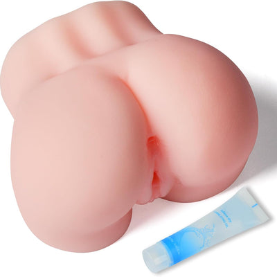Male Sex Toy Pocket Pussies, Sex Toys for Men Male Masterburbater, Portable Female Torso Hip Sex Toy Men, Adult Toys Sex Doll with Vagina Anal Sex Toys Men, with 2 Hole for Man Orgasm