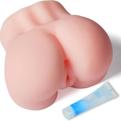 Male Sex Toy Pocket Pussies, Sex Toys for Men Male Masterburbater, Portable Female Torso Hip Sex Toy Men, Adult Toys Sex Doll with Vagina Anal Sex Toys Men, with 2 Hole for Man Orgasm