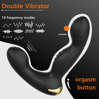 Gelugee Anal Plug Vibrator Prostate Massager ซิลิโคนเพศของเล่นสำหรับผู้ชาย Butt ปลั๊กรีโมทไร้สาย10โหมดเกย์เซ็กซี่ผลิตภัณฑ์
