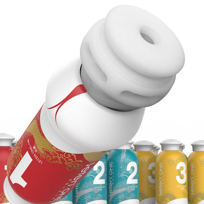 Leten Manual Anal Masturbator 3 Level Suction Vacuum ,Automatic Female Sex Moanning, Virtual Skin for Men Masturbation Cup