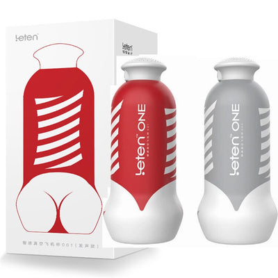 Leten Masturbator for Man Toys Men Three Stoma Air Sucking Products Fully Automatic Female Sex Moanning, Virtual Skin for Men